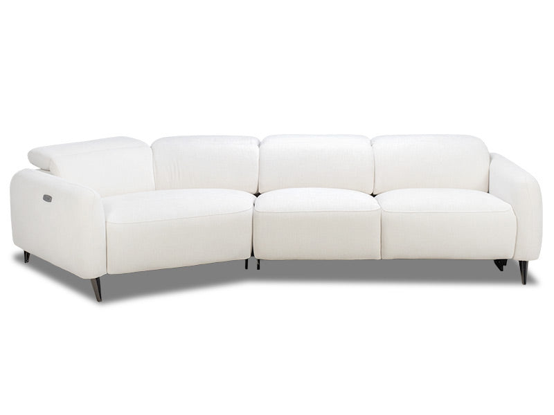 Uptown 3 Seat Recliner Chaise - Light Grey