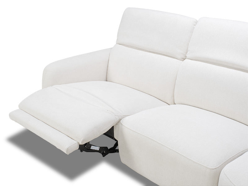 Uptown 3 Seat Recliner Chaise - Light Grey