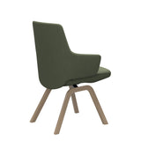 Vanilla Dining Chair With Arms - D200 - LB - Fabric