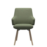 Vanilla Dining Chair With Arms - D200 - LB - Fabric