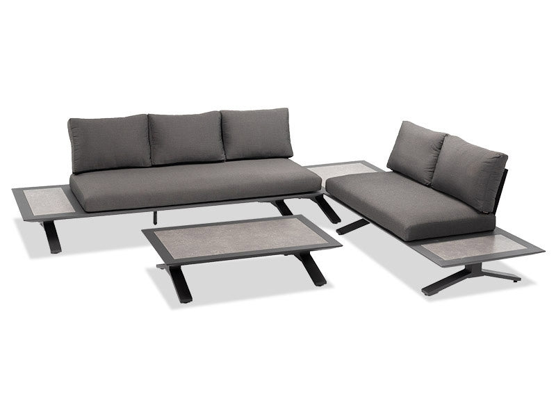 Arbon Outdoor Setting - Charcoal