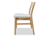 Pisces Oak Dining Chair - Silver