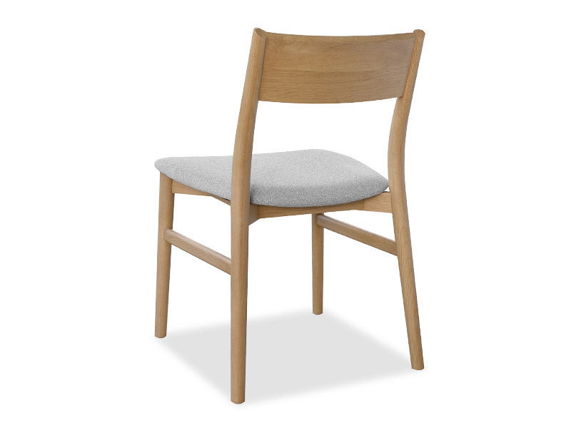 Pisces Oak Dining Chair - Silver