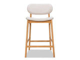 Arlo Oak Barstool - Sand
