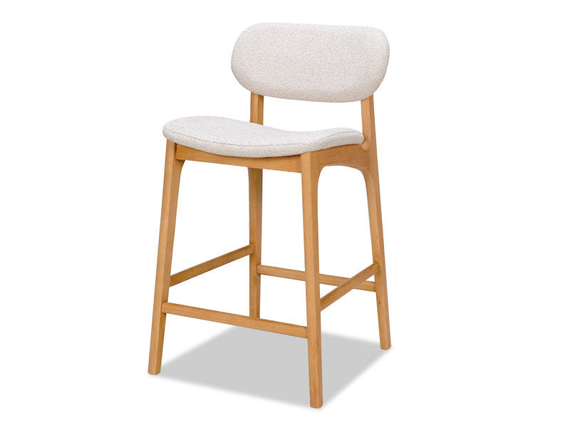 Arlo Oak Barstool - Sand