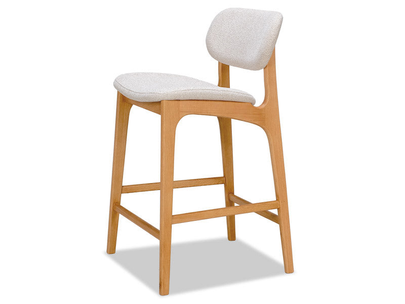 Arlo Oak Barstool - Sand