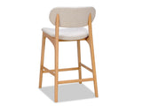 Arlo Oak Barstool - Sand