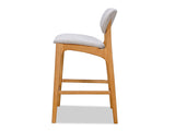 Arlo Oak Barstool - Silver