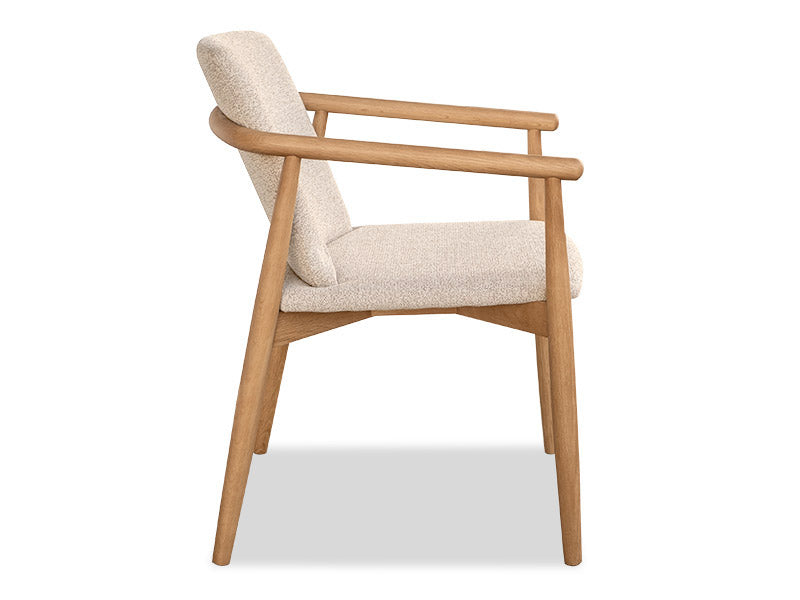 Aston Oak Dining Chair - Fabric