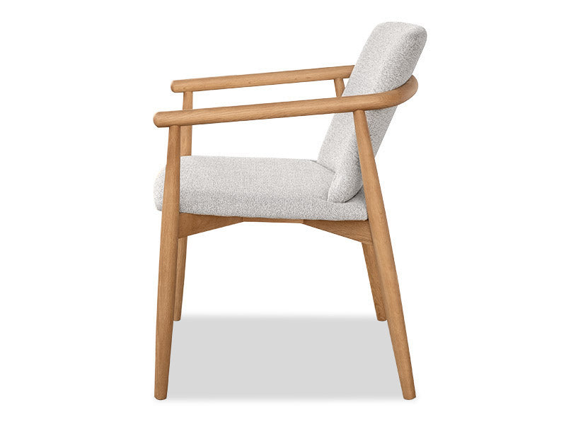 Aston Oak Dining Chair - Fabric