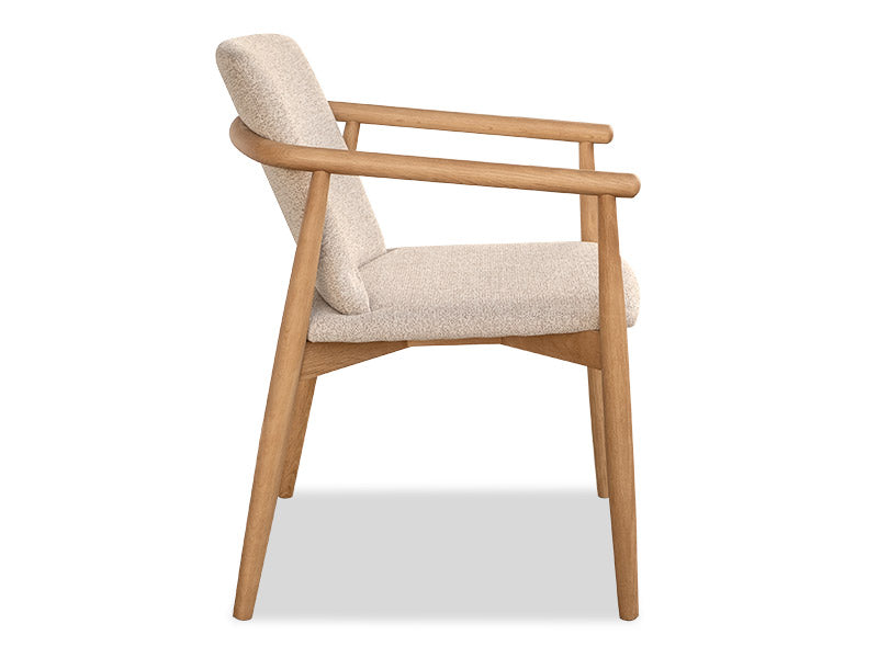 Aston Oak Dining Chair - Fabric