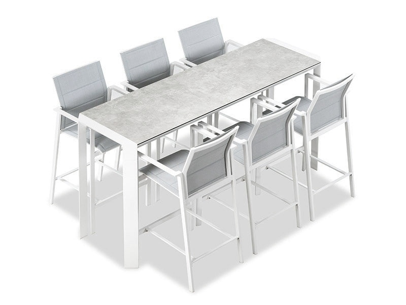 Redgate 2000 Bar Table Set - White