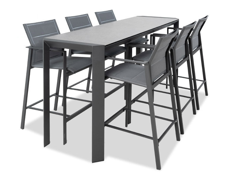 Redgate 2000 Bar Table Set - Charcoal