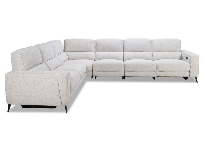 Batavia 5 Seat Fabric Modular - Birch