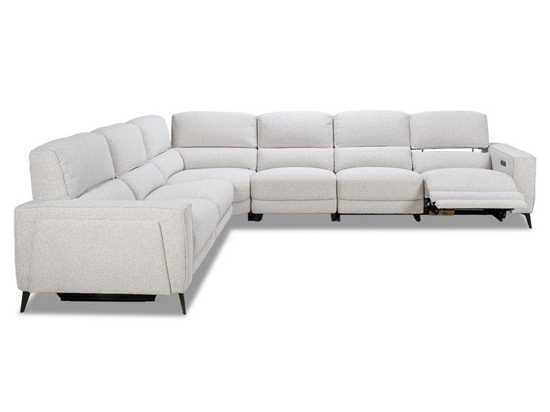 Batavia 5 Seat Fabric Modular - Birch