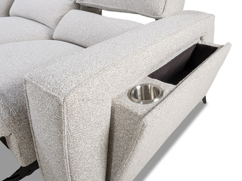 Batavia 5 Seat Fabric Modular - Birch