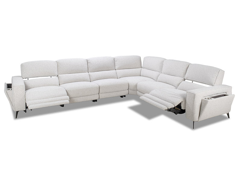 Batavia 5 Seat Fabric Modular - Birch