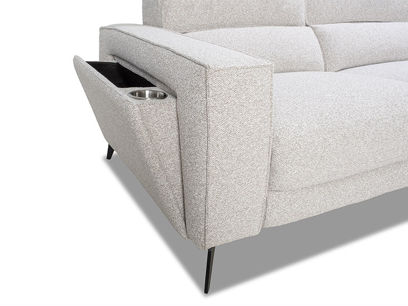 Batavia 5 Seat Fabric Modular - Birch