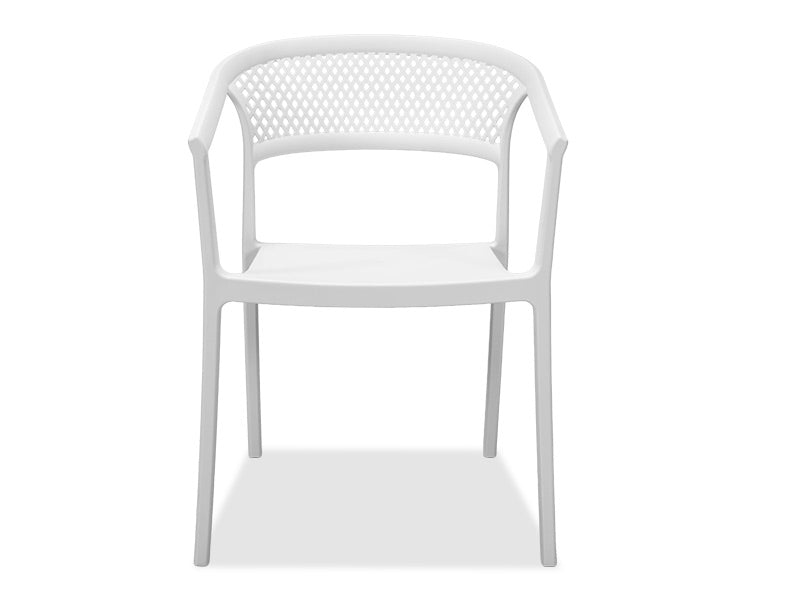 Beach Outdoor Dining Chair - White