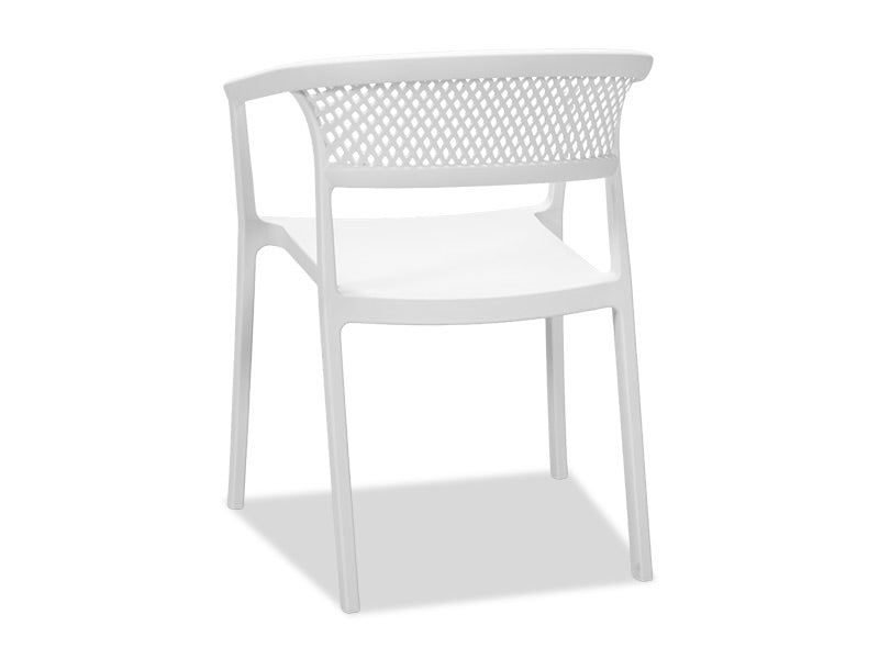Beach Outdoor Dining Chair - White