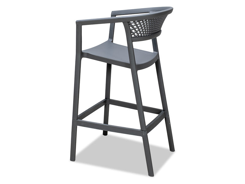 Beach Outdoor Barstool - Grey