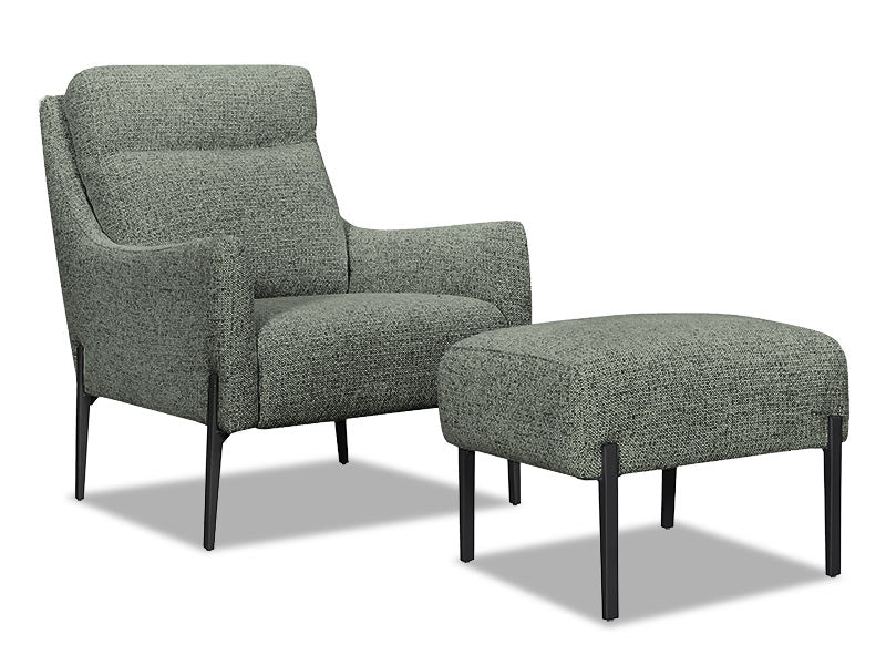 Bellevue Fabric Chair - Green