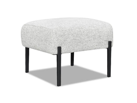 Bellevue Fabric Footstool - Grey