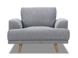 Berlin Armchair - Blue/Grey