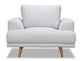 Berlin Armchair - Cobble Ash Grey