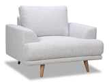 Berlin Armchair - Cobble Ash Grey