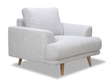 Berlin Armchair - Cobble Ash Grey