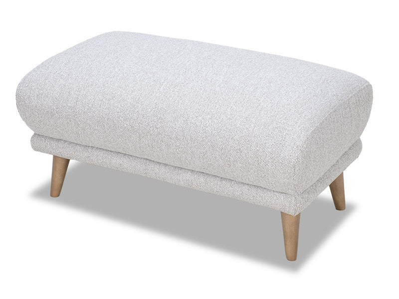 Berlin Ottoman - Cobble Ash Grey