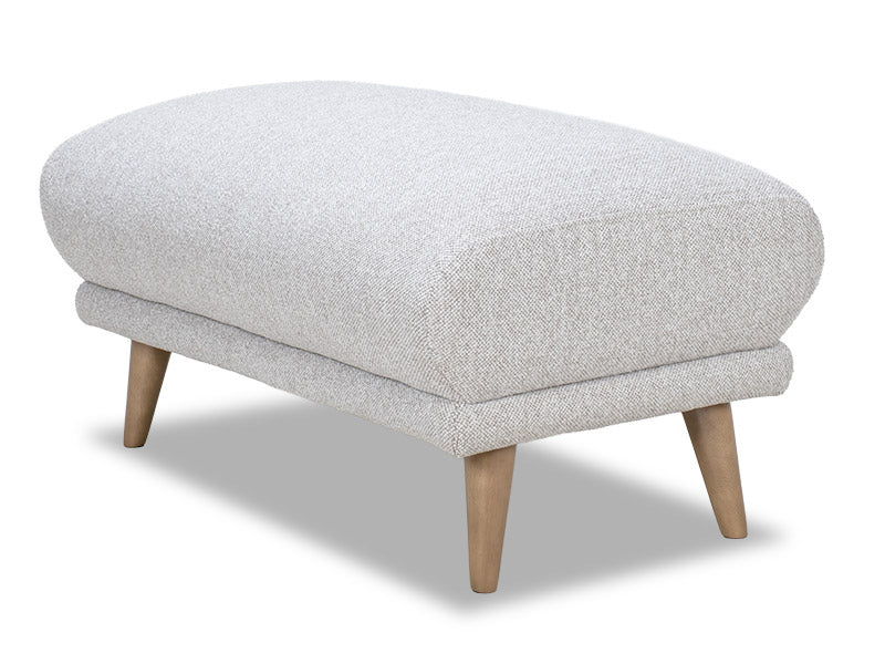 Berlin Ottoman - Cobble Ash Grey