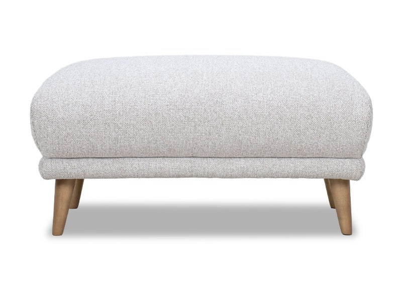 Berlin Ottoman - Cobble Ash Grey