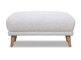 Berlin Ottoman - Cobble Ash Grey