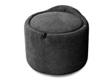 Box Storage Ottoman - Charcoal