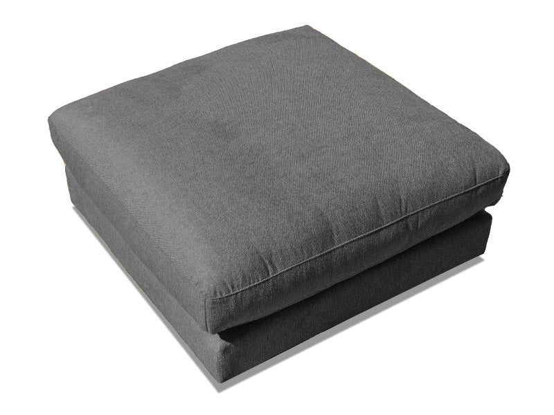 Byron Ottoman - Dark Grey