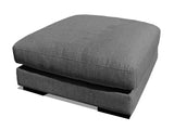 Byron Ottoman - Dark Grey