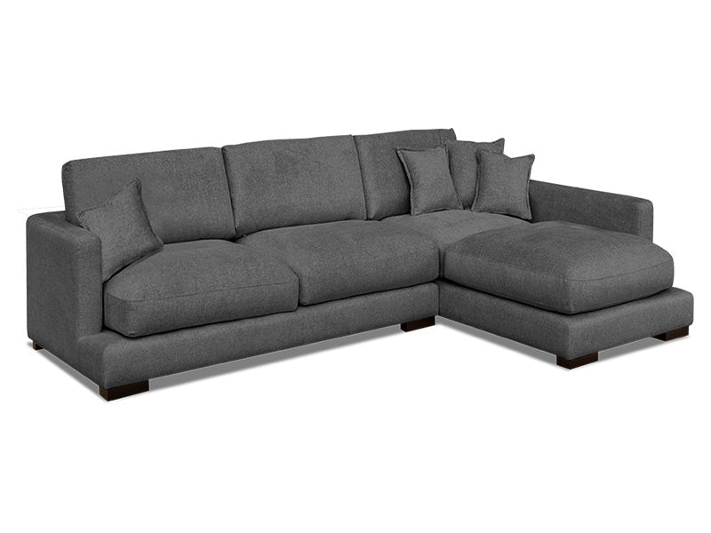 Byron Small Chaise - Dark Grey