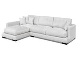 Byron Small Chaise - Light Grey