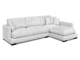 Byron Small Chaise - Light Grey