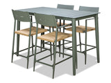 Cairns Outdoor Bar Table Only - Green