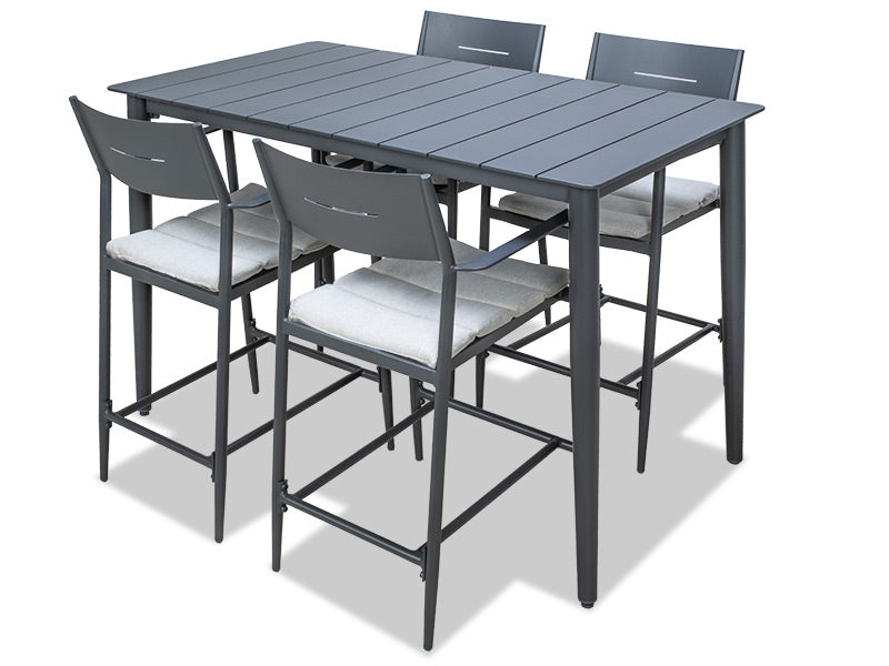 Cairns Outdoor Bar Table Only - Gunmetal