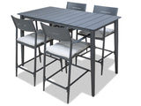 Cairns Outdoor Bar Table Only - Gunmetal