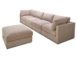 Capella 4 Seater + Ottoman - Cobblestone