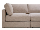 Capella 4 Seater + Ottoman - Cobblestone