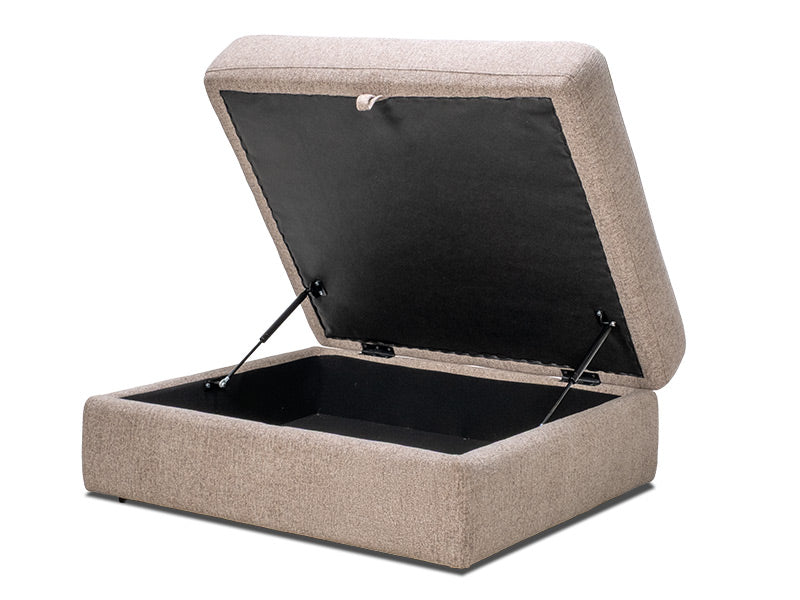 Capella 4 Seater + Ottoman - Cobblestone