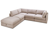 Capella 4 Seater + Ottoman - Cobblestone