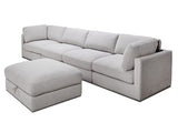 Capella 4 Seater + Ottoman - Storm