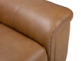 Como 3 Seat Leather Electric Recliner